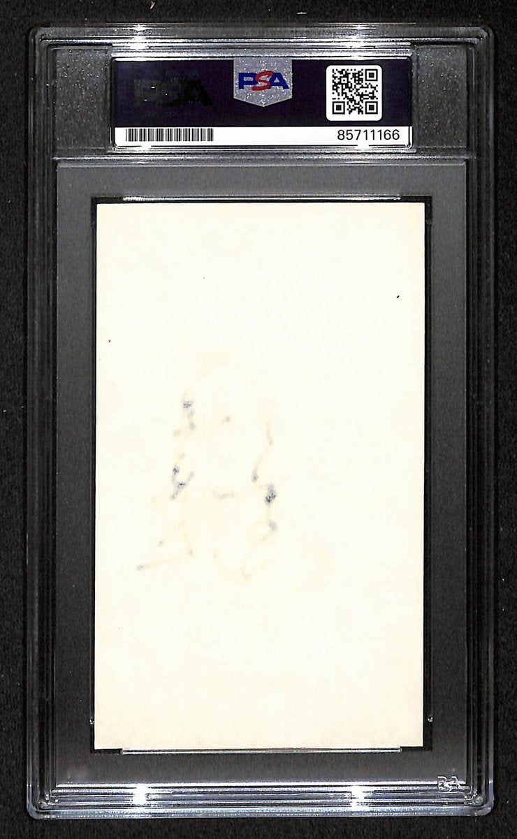 Roger Staubach HOF Signed/Autographed 3x5 Index Card PSA/DNA Cowboys BA203998