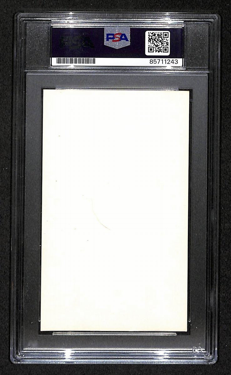 Joe Wood Signed/Autographed 3x5 Index Card PSA/DNA Red Sox BA203992