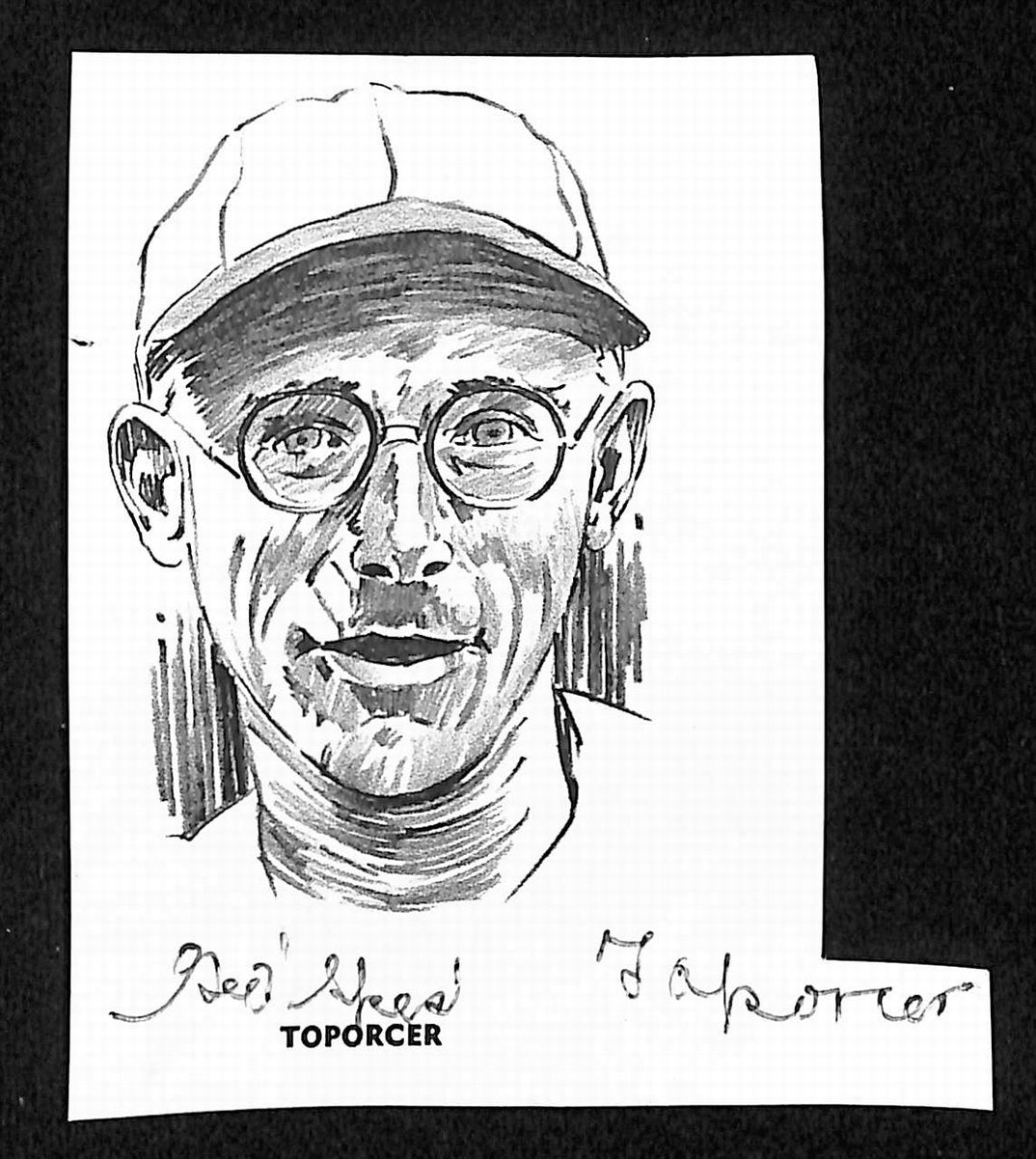 George "Specs" Toporcer Signed/Auto Magazine Cut St. Louis Cardinals 201457