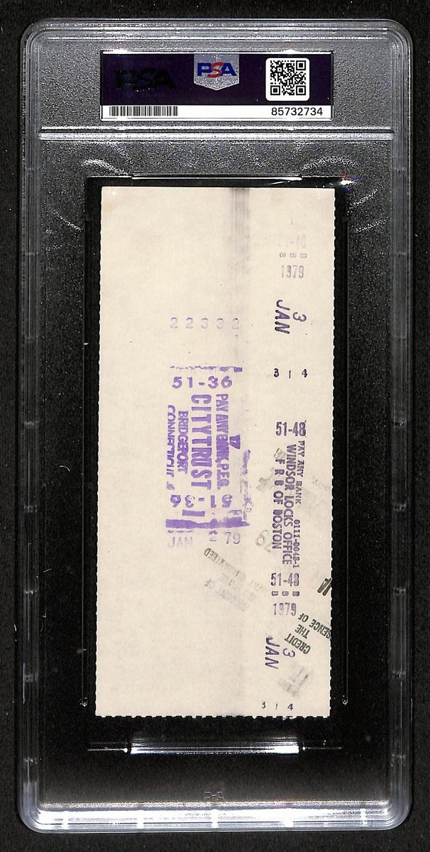 Smokey Joe Wood HOF Signed/Auto 1979 Bank Check Boston Red Sox PSA/DNA 204506