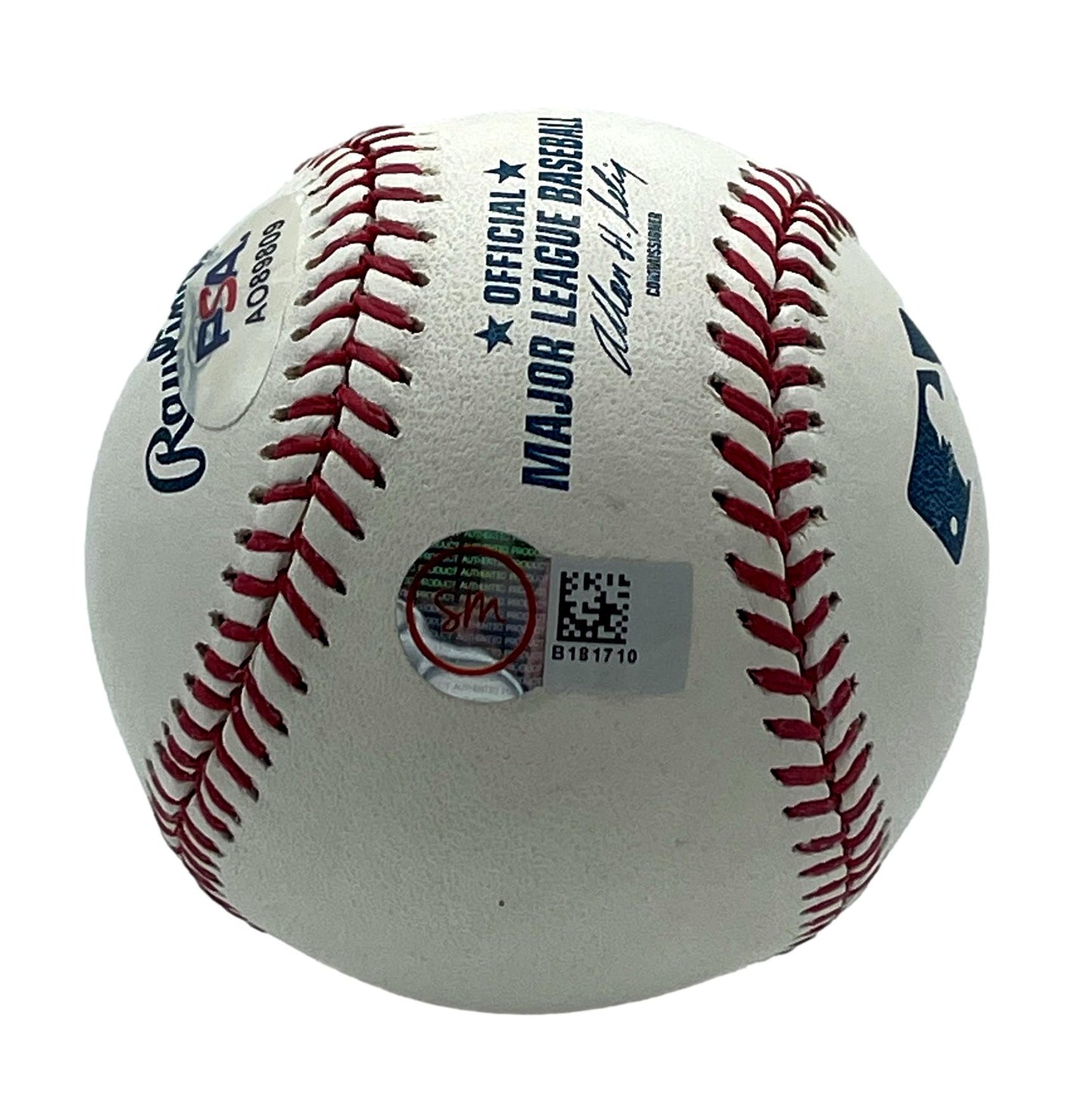 Billy Hatcher Signed/Autographed OML Baseball Houston Astros PSA/DNA 205455
