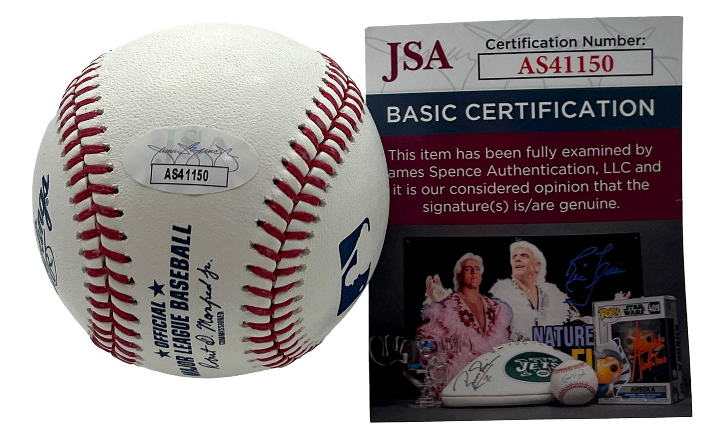 Denny McClain Signed/Inscribed OML Baseball Detroit Tigers PSA/DNA 205457