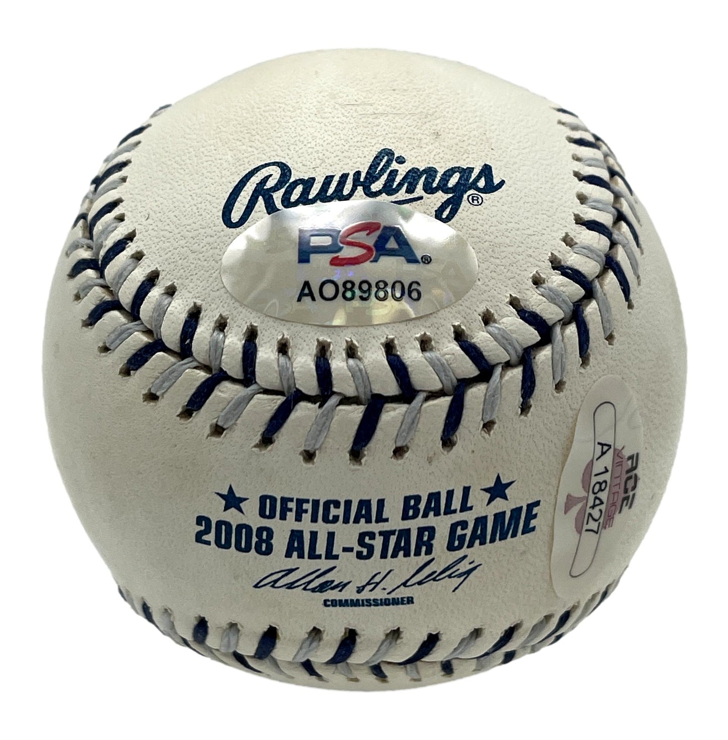 Alex Rodriguez Signed/Auto 2008 All-Star Game Baseball Yankees PSA/DNA 205463