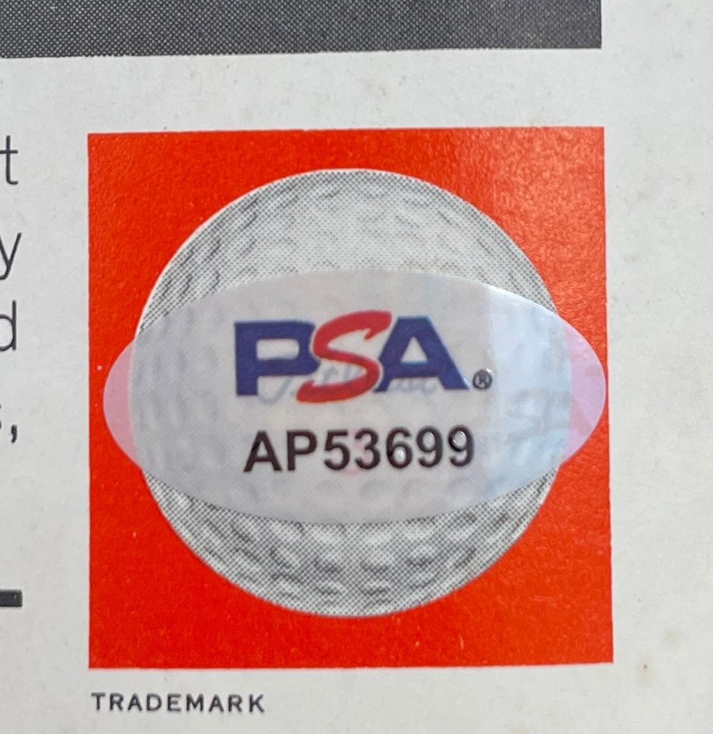 Jack Nicklaus Signed/Autographed 1964 GOLF Magazine NO LABEL PSA/DNA 206173