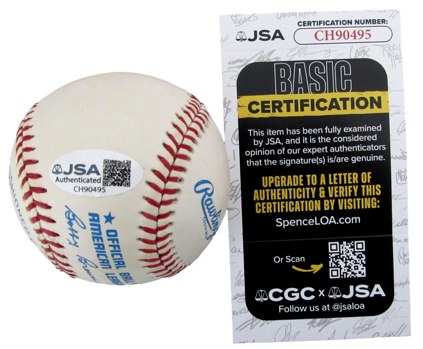 Bobby Valentine Signed/Autographed OAL Baseball Texas Rangers JSA 204859