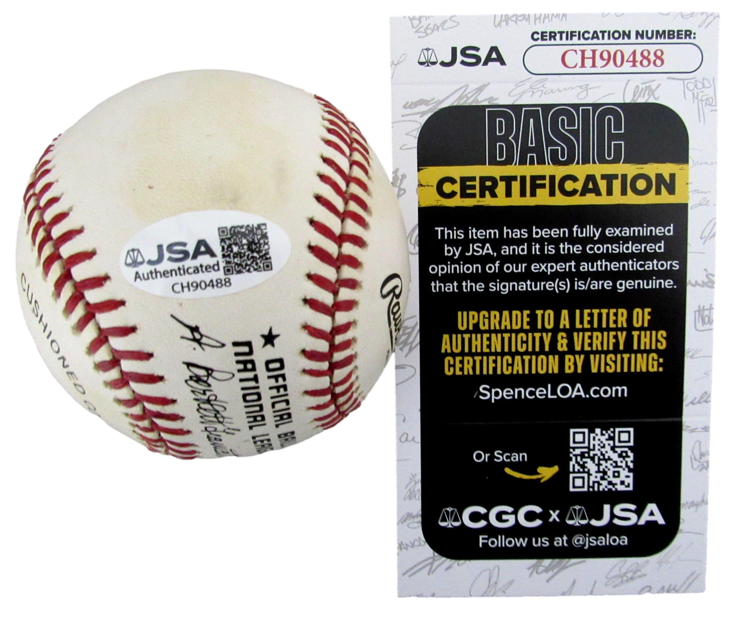 Kevin McReynolds Signed/Autographed ONL Baseball New York Mets JSA 204865