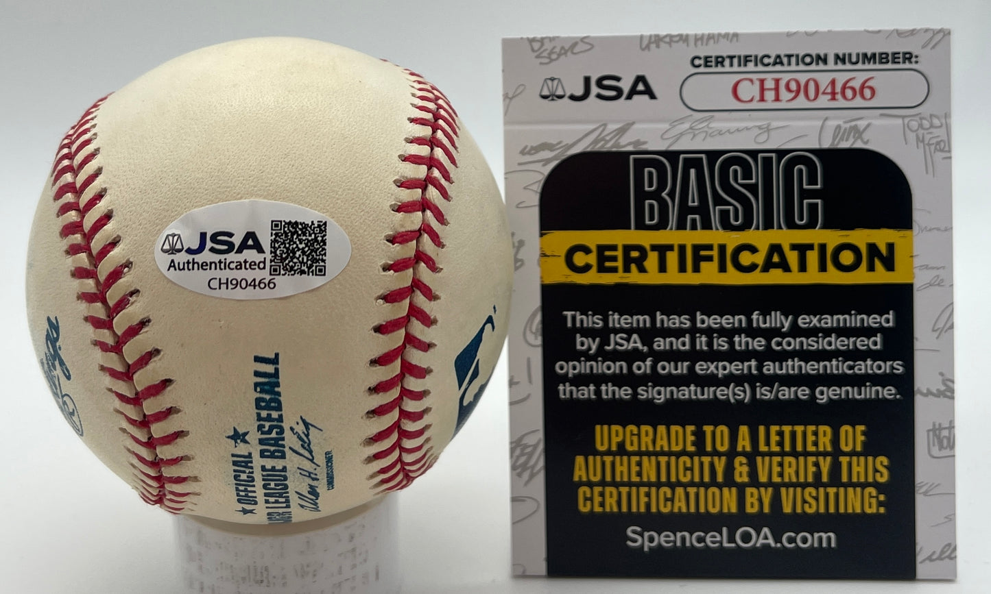 Jason Giambi Signed/Autographed OML Baseball Oakland A's JSA 205582