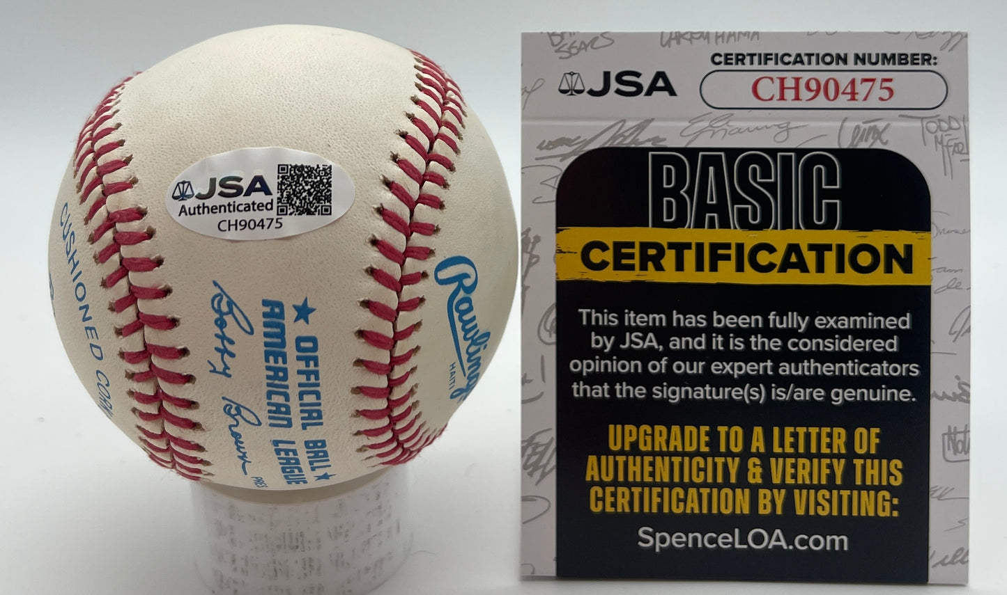 Don Larsen Signed/Autographed OAL Baseball New York Yankees JSA 206123