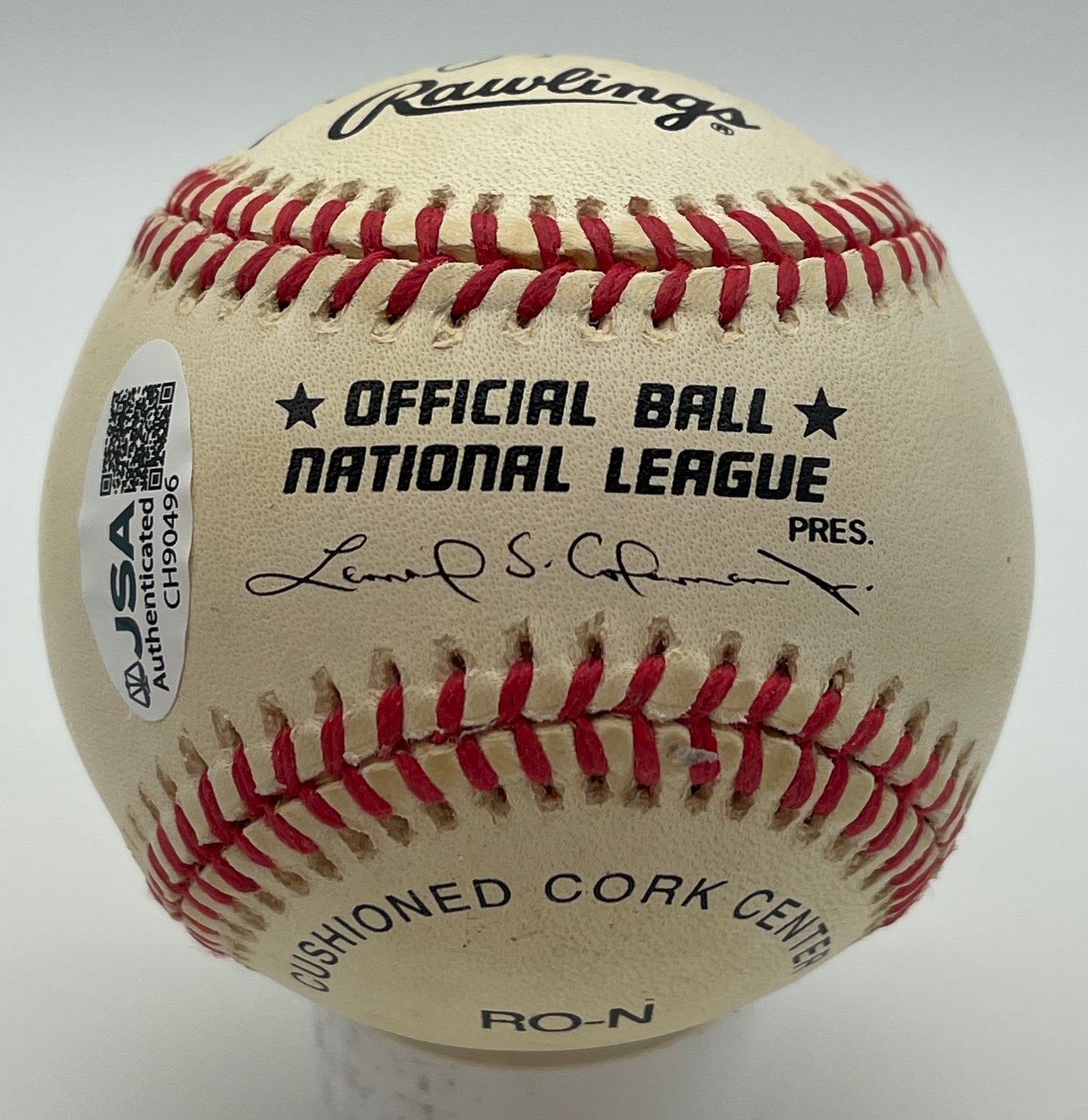 Billy Loes Signed Twice/Autographed ONL Baseball Brooklyn Dodgers JSA 206126