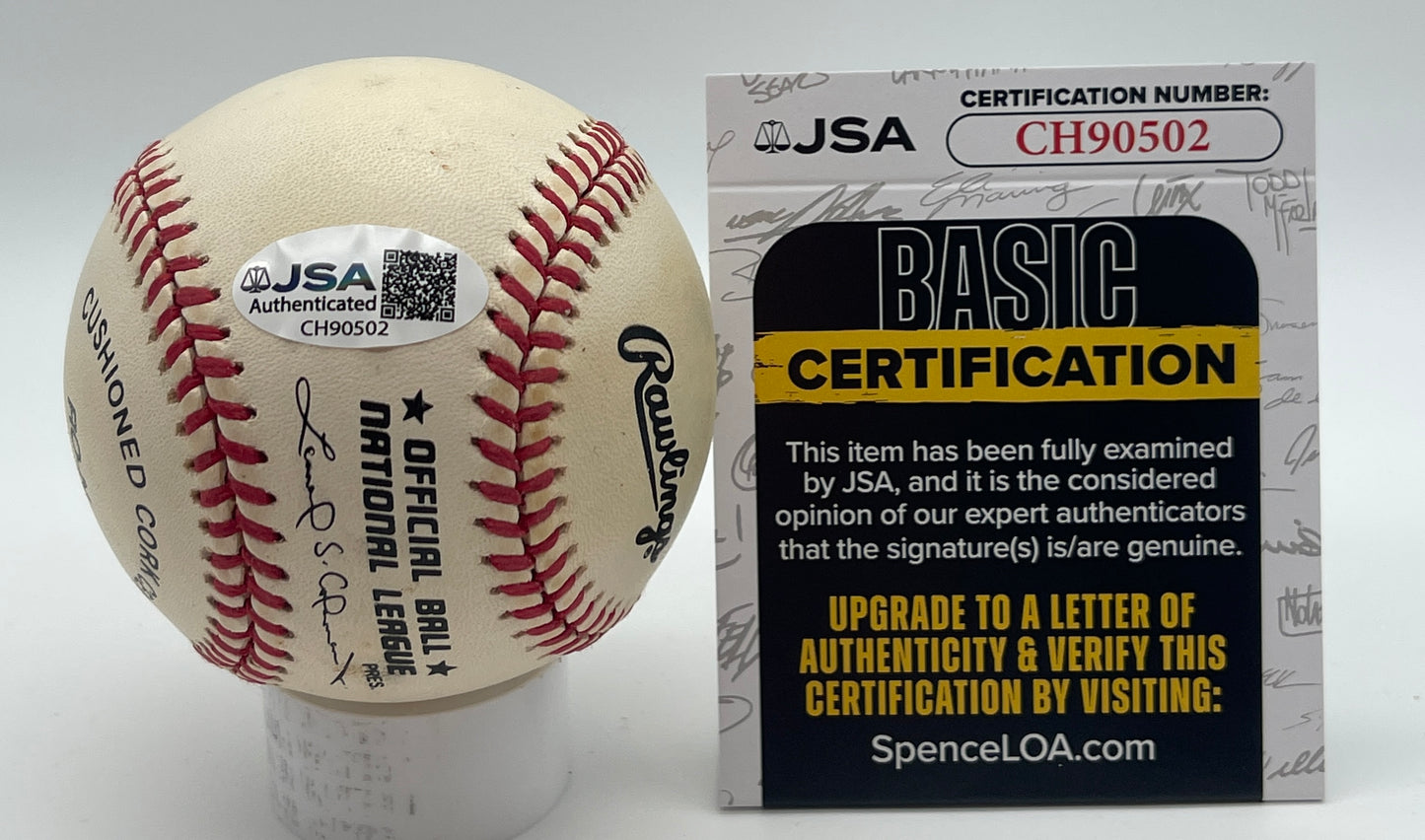 Frenchy Bordagaray Signed/Autographed ONL Baseball Brooklyn Dodgers JSA 206128