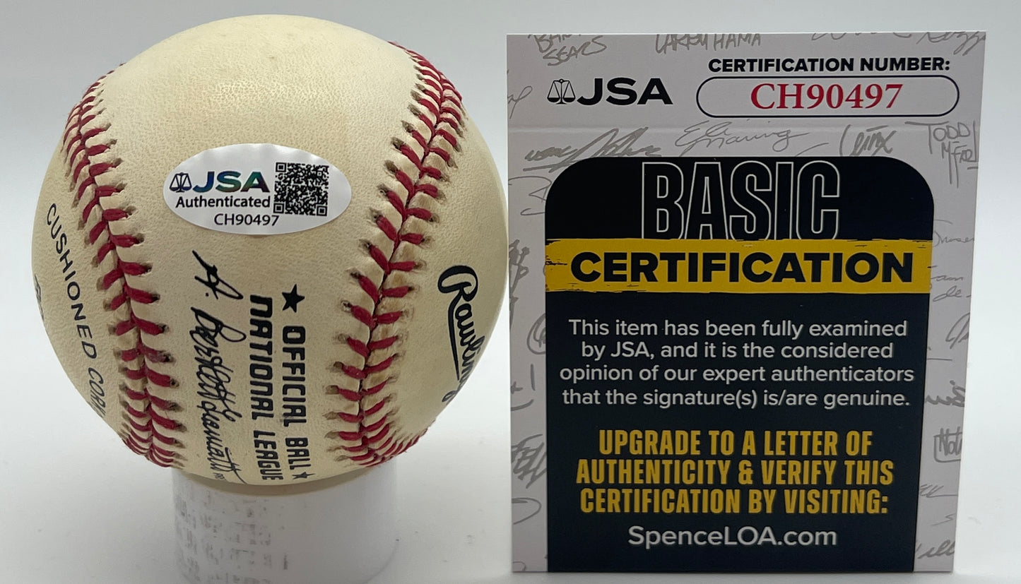 Preacher Roe Signed/Autographed ONL Baseball Brooklyn Dodgers JSA 206130