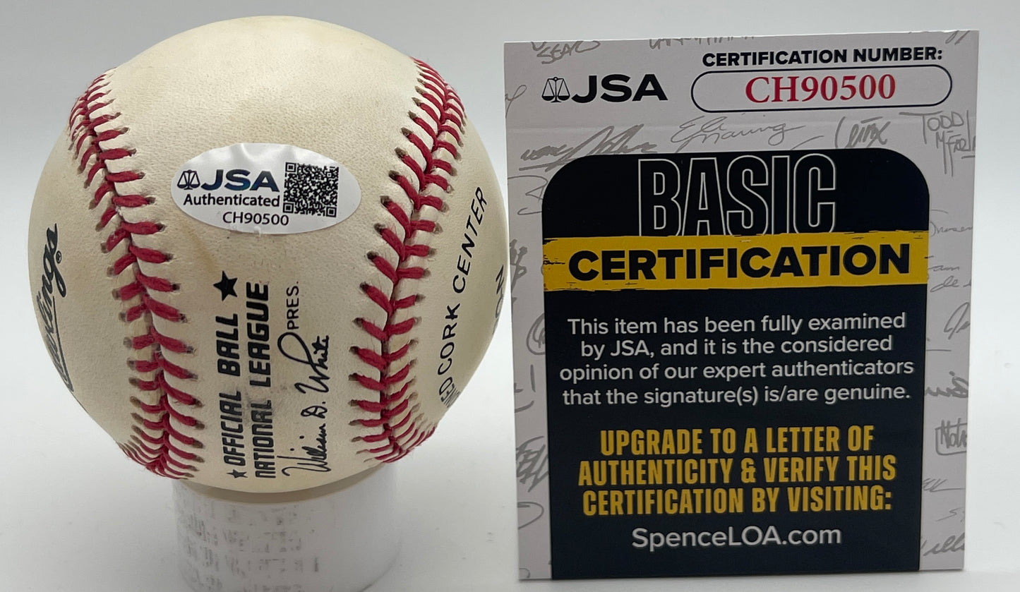 Phil Haugstad Signed/Autographed ONL Baseball Brooklyn Dodgers JSA 206131