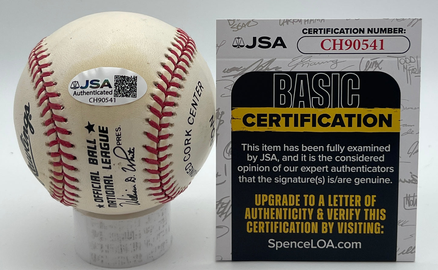 Dick Williams Signed/Autographed ONL Baseball Brooklyn Dodgers JSA 206141