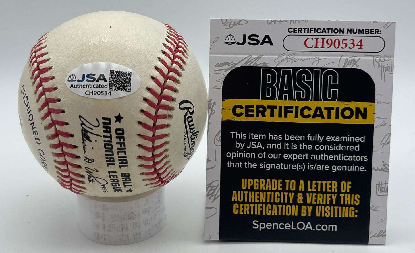 Don Sutton HOF Signed/Autographed ONL Baseball Los Angeles Dodgers JSA 206146