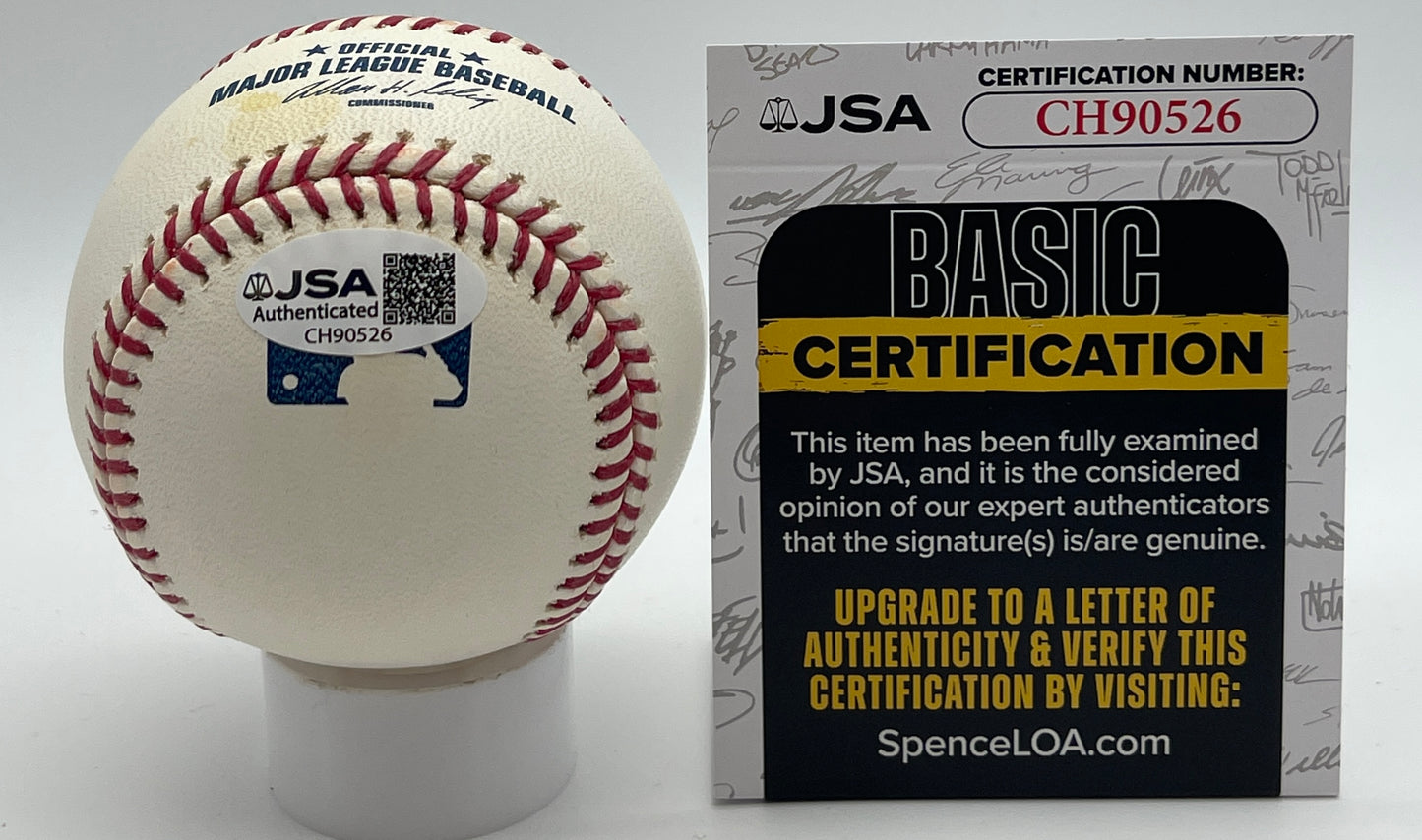 Ron Guidry Signed/Autographed OML Baseball New York Yankees JSA 206168