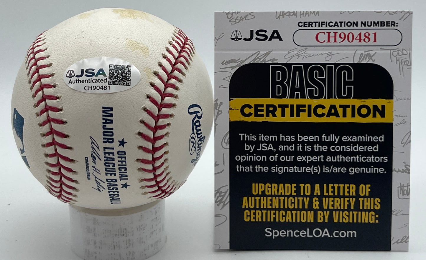 Roy Sievers Signed/Inscribed OML Baseball St. Louis Browns JSA 206154