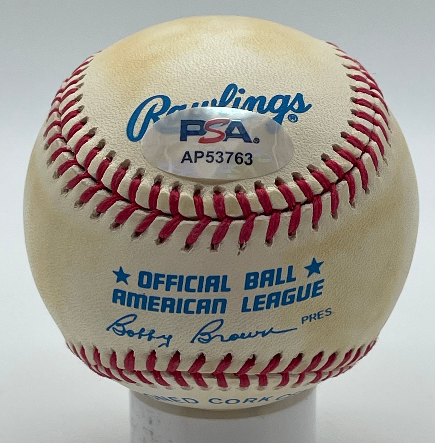 Bob Welch Signed/Inscribed OAL Baseball Los Angeles Dodgers PSA/DNA 206302