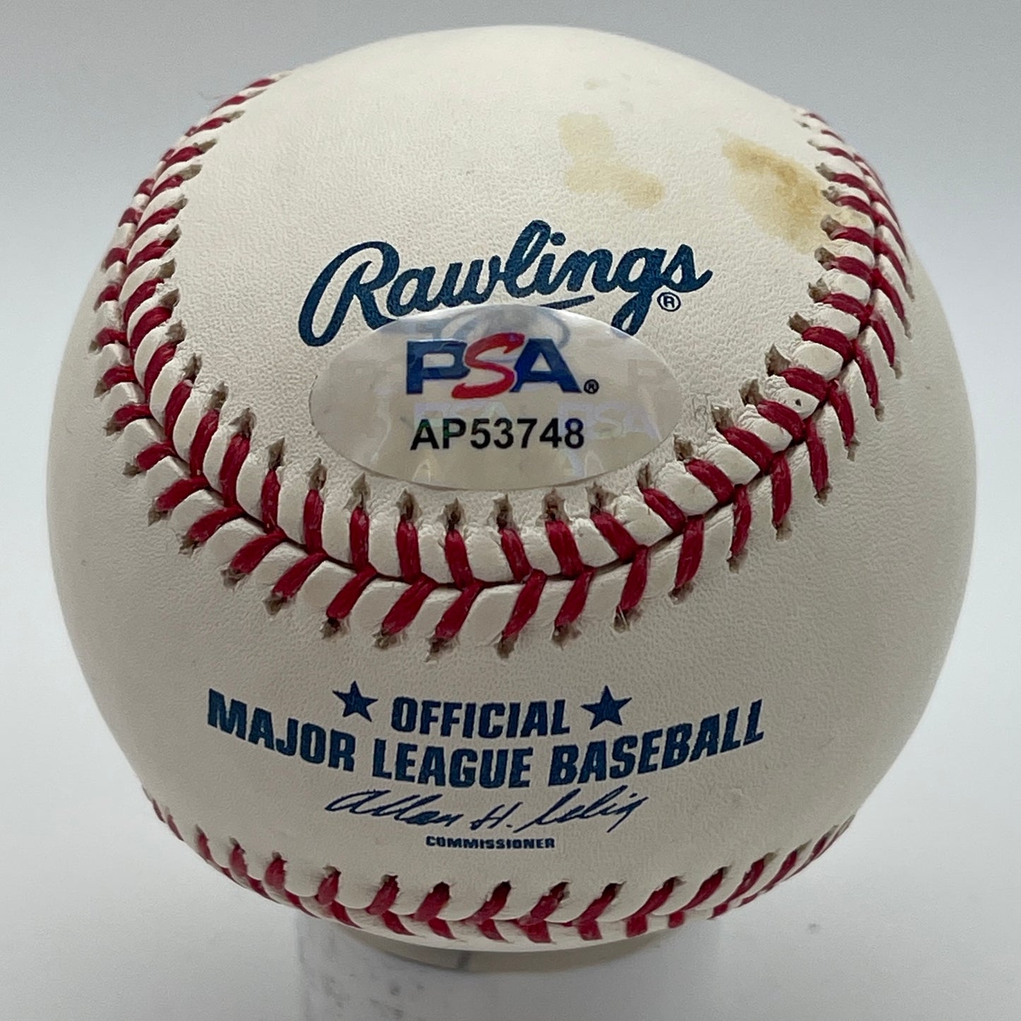 Max Alvis Signed/Autographed OML Baseball Cleveland Indians PSA/DNA 206315