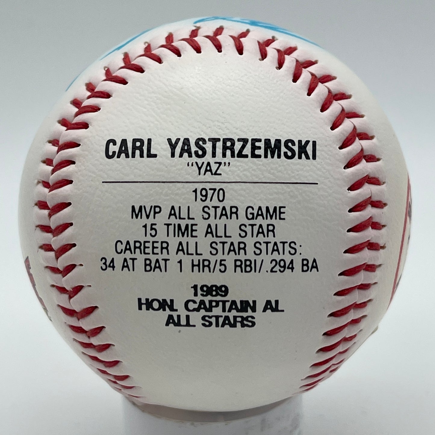 Carl Yastrzemski HOF Signed/Auto Fotoball Baseball Boston Red Sox PSA/DNA 206341