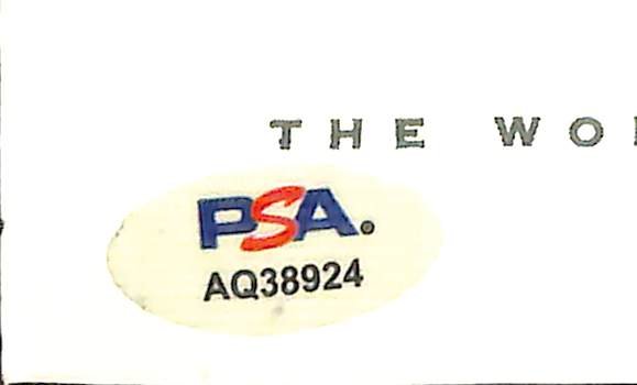 Arnold Palmer Signed/Auto 1962 Masters Sports Illustrated Mag PSA/DNA