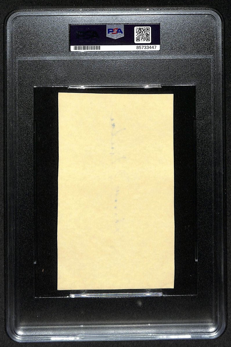 Johnny Unitas HOF Signed/Auto 6x3.5 Card Baltimore Colts PSA/DNA 205859