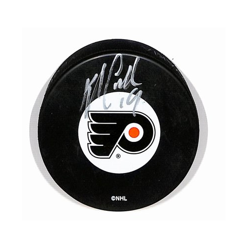 Kyle Calder Philadelphia Flyers Autographed/Signed Hockey Puck BA187858