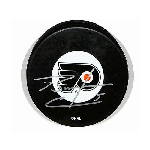 Braydon Coburn Philadelphia Flyers Autographed/Signed Hockey Puck BA187876
