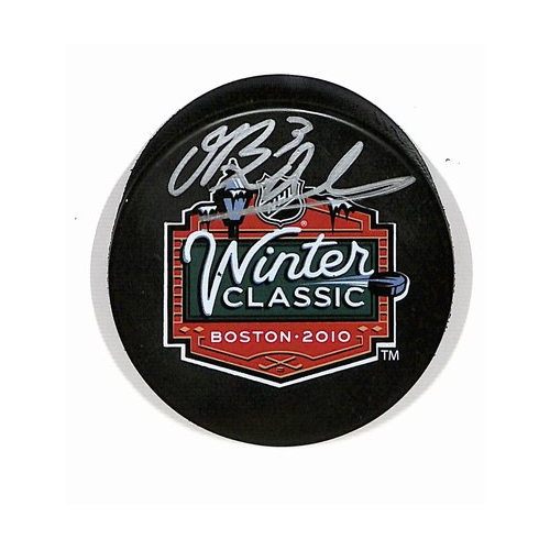 Oskars Bartulis Philadelphia Flyers Autographed/Signed Hockey Puck BA187886