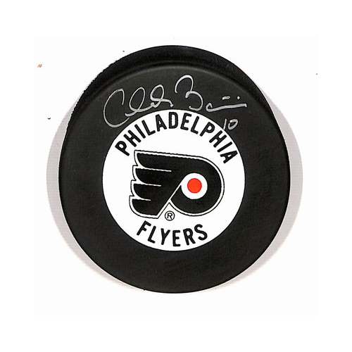 Claude Boivin Philadelphia Flyers Autographed/Signed Hockey Puck BA187909