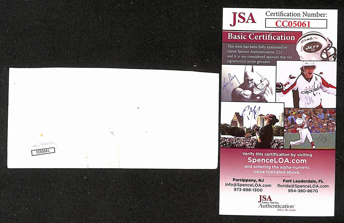 Steve Allen Signed/Autographed Cut Signature Comedian JSA BA205471