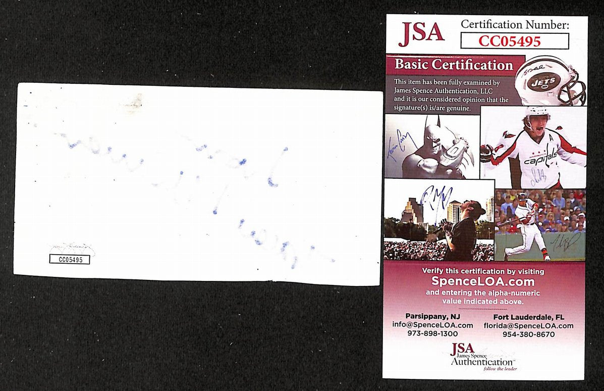 Tracey Ullman Signed/Autographed Cut Signature Comedian JSA BA205502