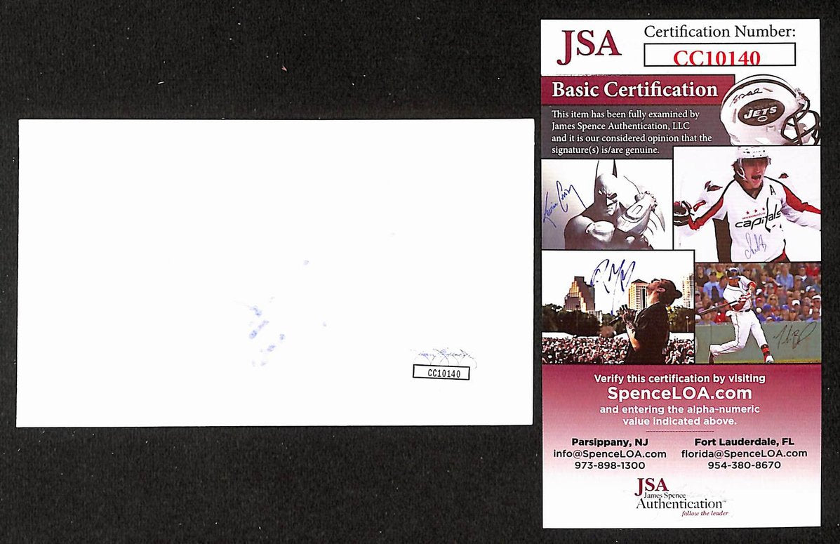 Ian Paice Signed/Autographed 3x5 Index Card Deep Purple JSA BA205505