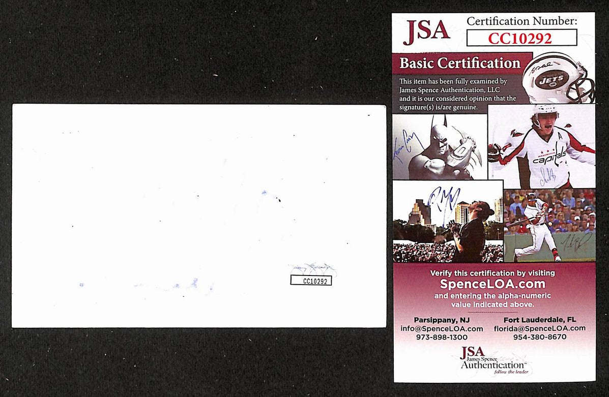 Anthony Quinn Signed/Autographed 3x5 Index Card Actor JSA BA205511