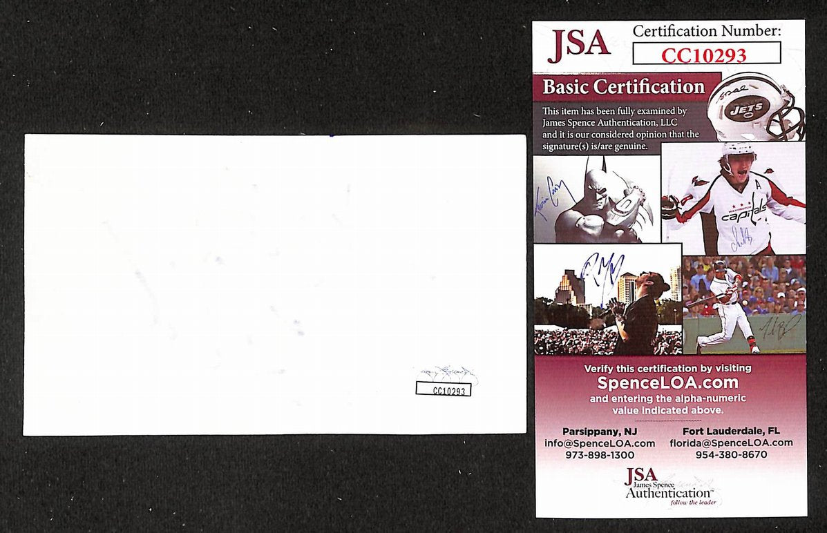Patti LaBelle Signed/Autographed 3x5 Index Card Singer JSA BA205512