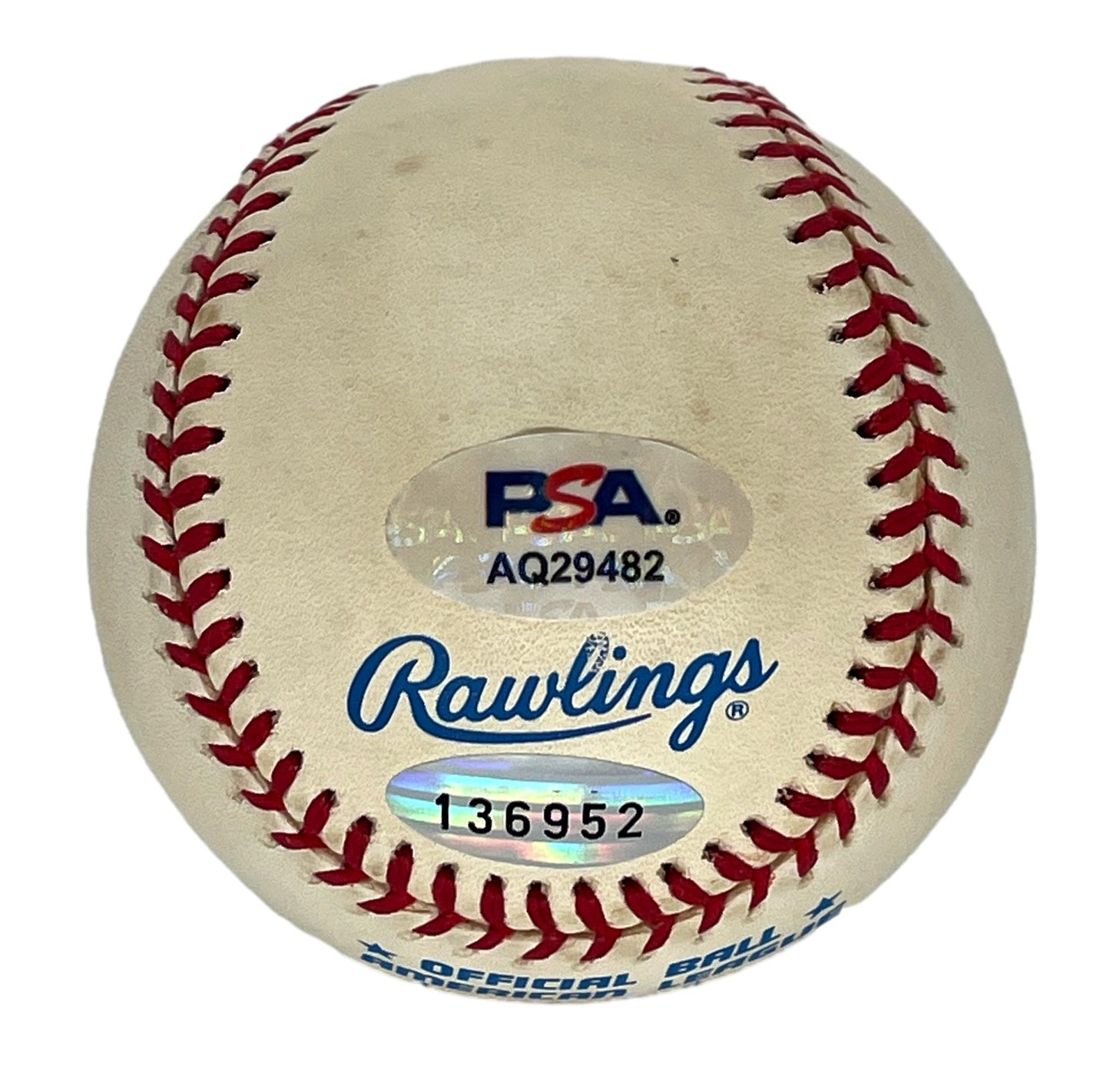 Mike Torrez/Bucky Dent Dual-Signed/Autographed OAL Baseball PSA/DNA 205956