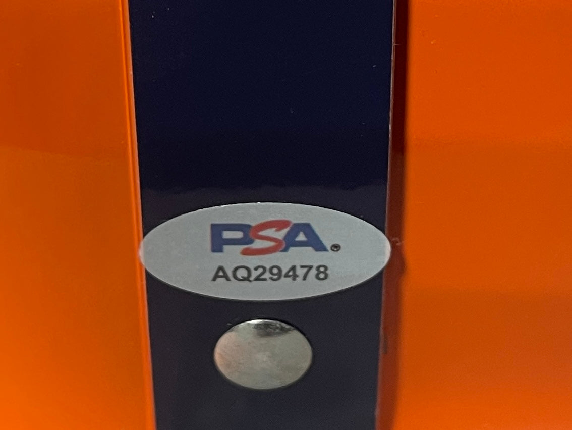 Floyd Little HOF Signed/Insc Full Size TK 2-Bar Suspension Helmet PSA/DNA 205135