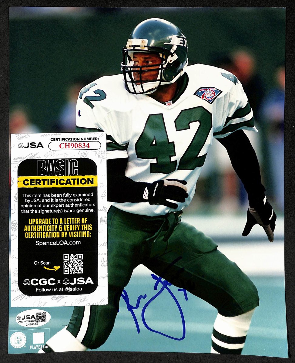 Ronnie Lott HOF Signed/Autographed 8x10 Photo New York Jets JSA 206046