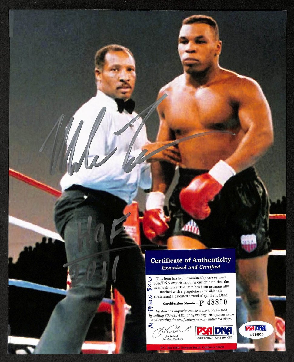 Mike Tyson HOF Signed/Inscribed "HOF 2011" 8x10 Photo Boxer PSA/DNA 206106