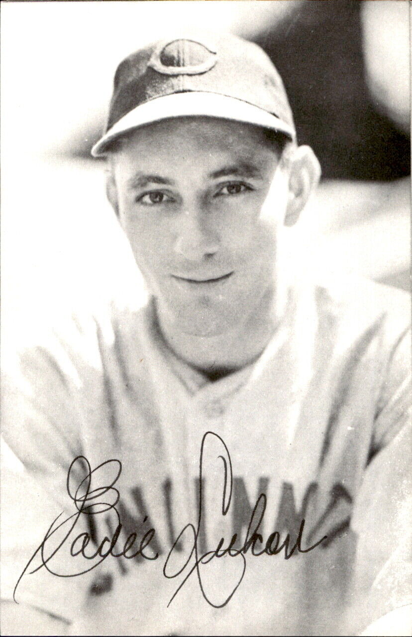 Eddie Lukon Reds d. 1996 Signed/Autographed 3x5 Photo 178577