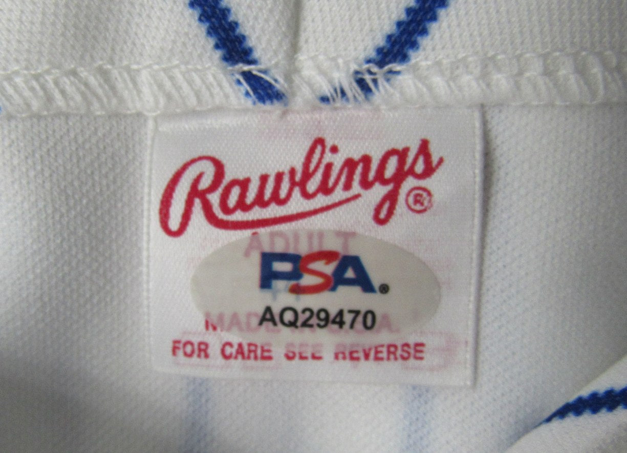 Willie Mays HOF Mets Signed/Inscribed Authentic Rawlings Jersey PSA/DNA 204908