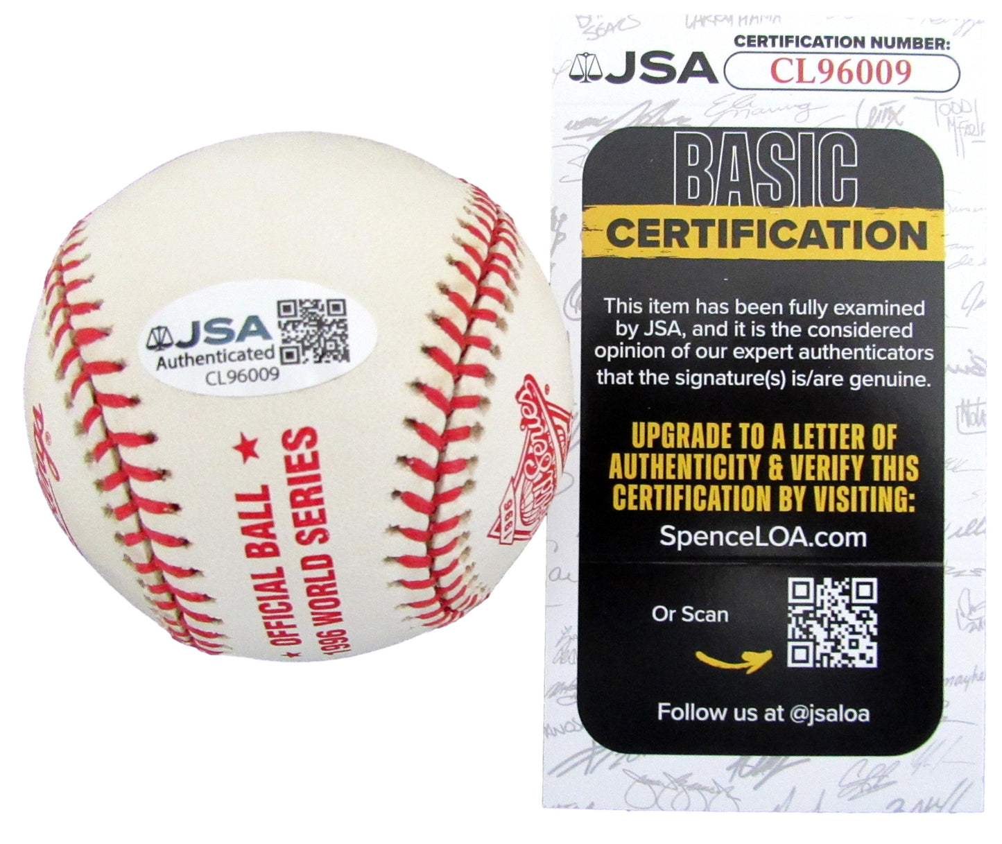 Bryan Trottier/Billy Smith Signed/Auto 1996 WS Baseball NY Islanders JSA 207766