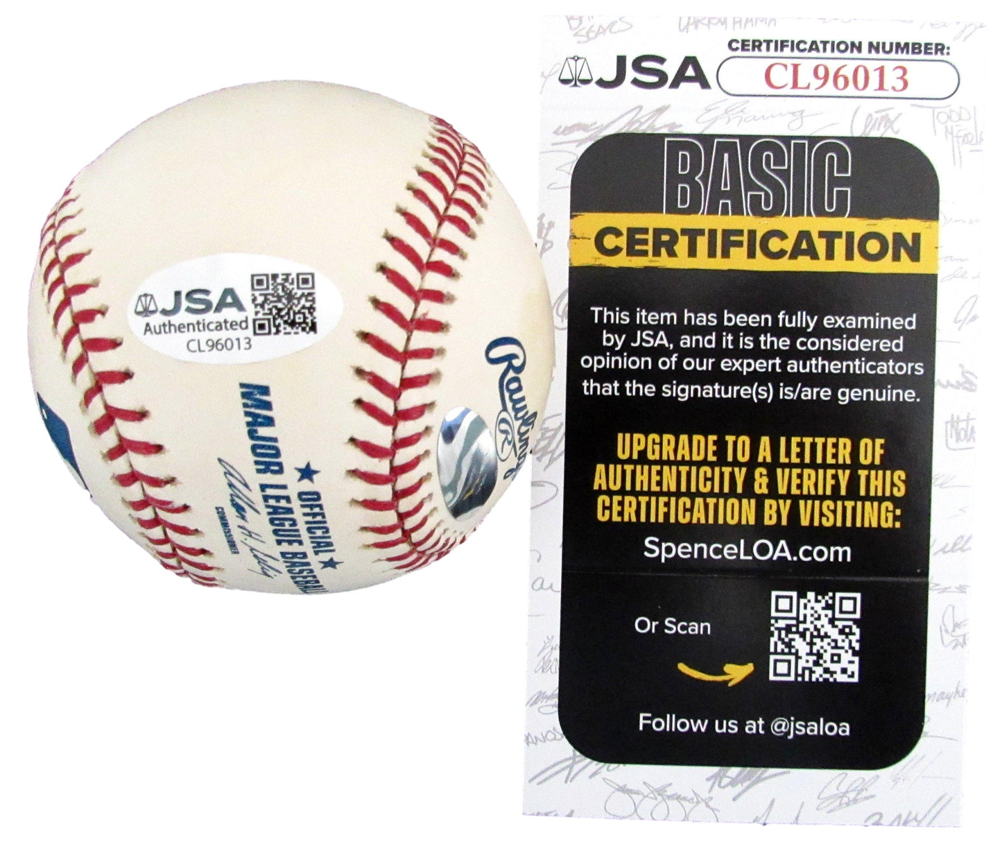 Stan Musial HOF Signed/Inscribed OML Baseball St. Louis Cardinals JSA 207772