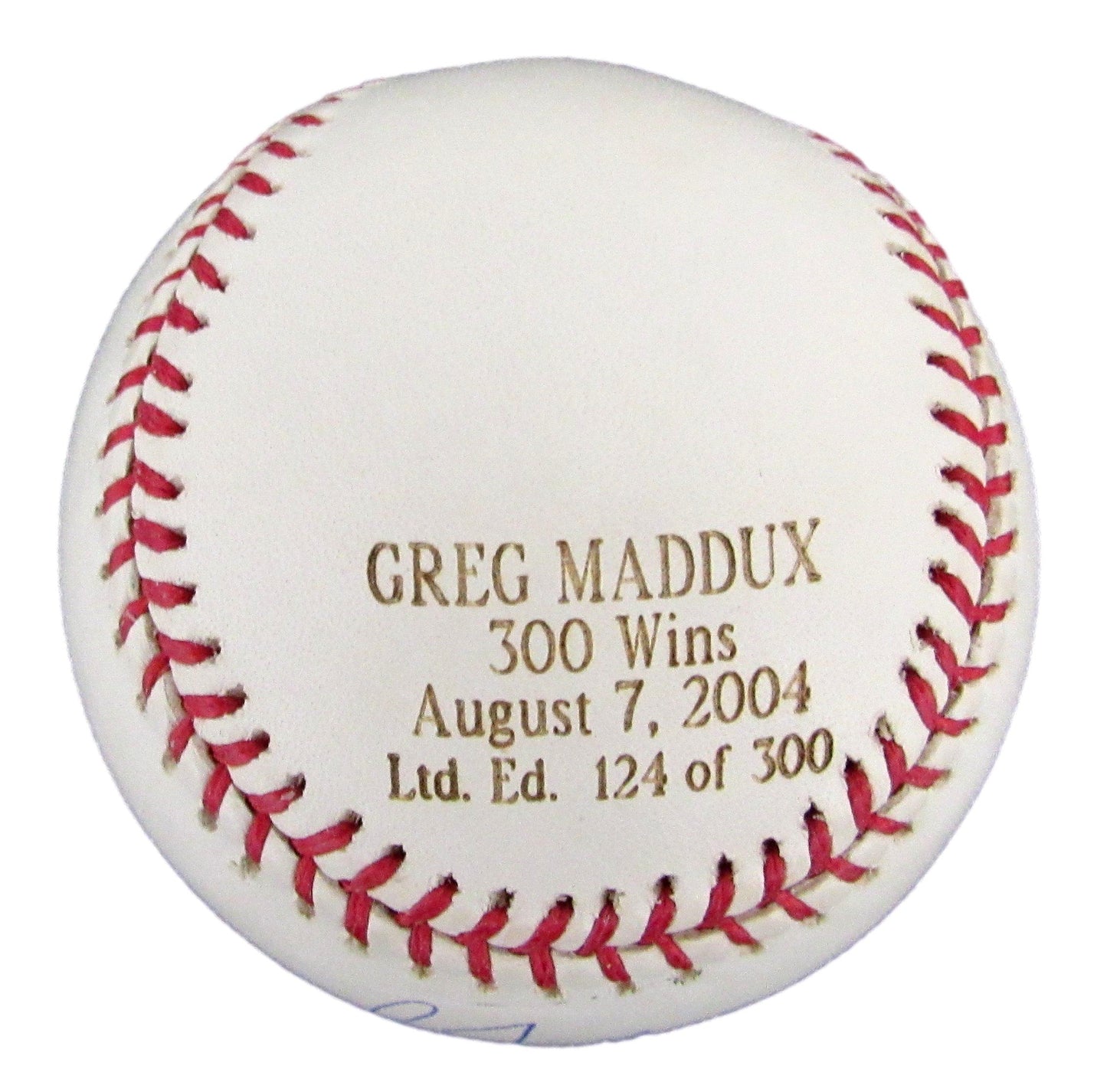 Greg Maddux HOF Signed/Auto OML Baseball Atlanta Braves MLB Holo 207773