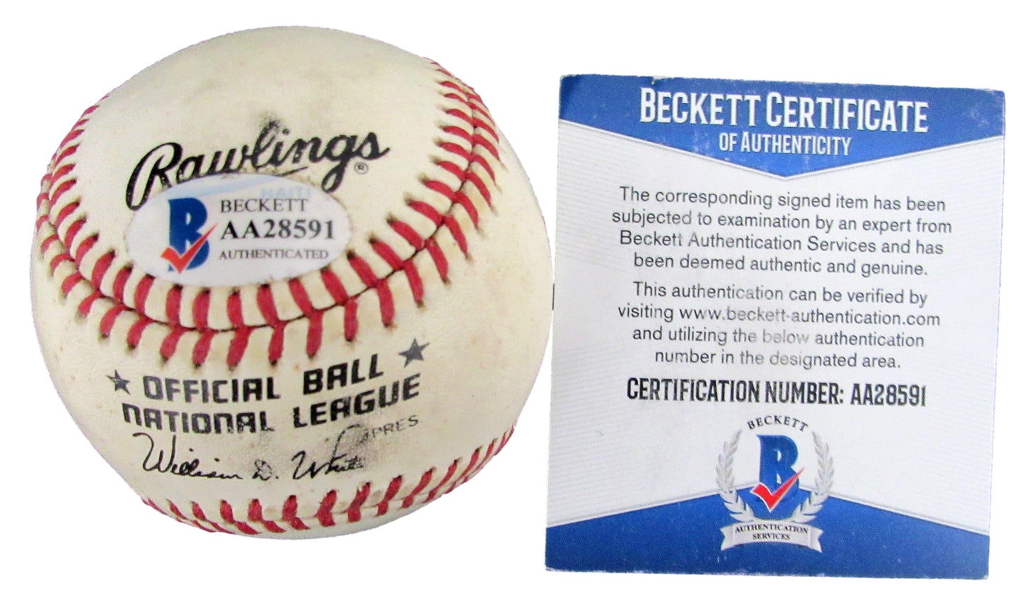 Ryne Sandberg HOF Signed/Auto ONL Baseball Chicago Cubs BAS/Beckett 207777