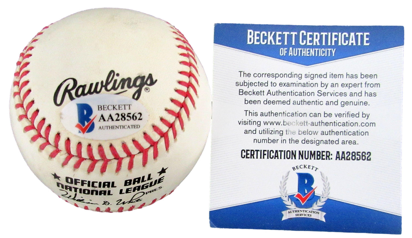 Ryne Sandberg HOF Signed/Auto ONL Baseball Chicago Cubs BAS/Beckett 207778