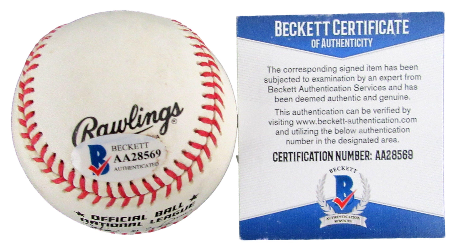 Ryne Sandberg HOF Signed/Auto ONL Baseball Chicago Cubs BAS/Beckett 207779