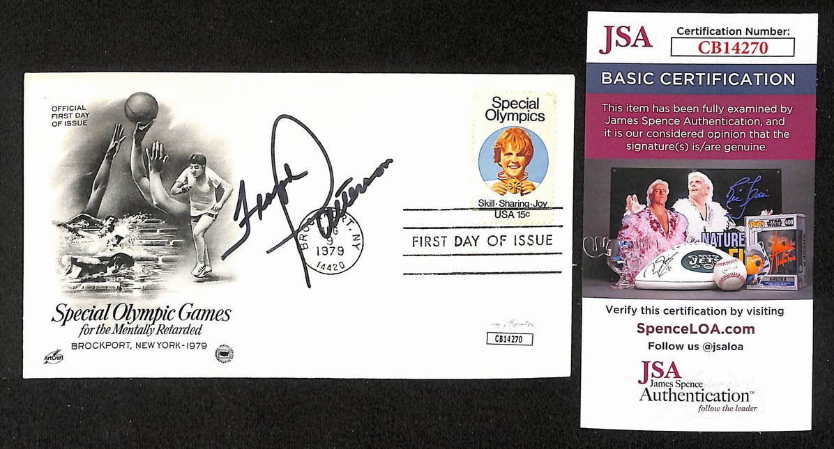 Floyd Patterson Boxing HOF Signed/Auto FDC First Day Cover Envelope JSA 487