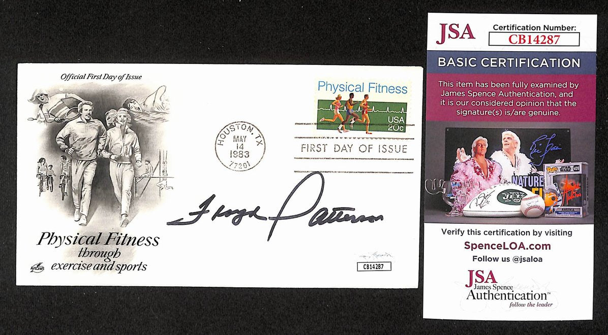 Floyd Patterson Boxing HOF Signed/Auto FDC First Day Cover Envelope JSA 307