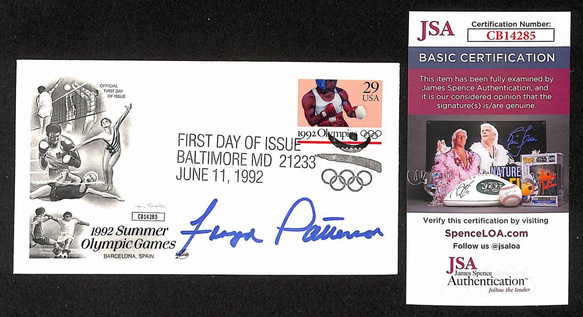 Floyd Patterson Boxing HOF Signed/Auto FDC First Day Cover Envelope JSA 309