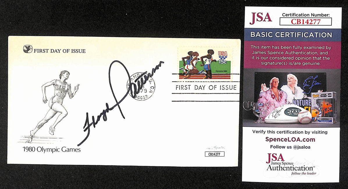 Floyd Patterson Boxing HOF Signed/Auto FDC First Day Cover Envelope JSA 316